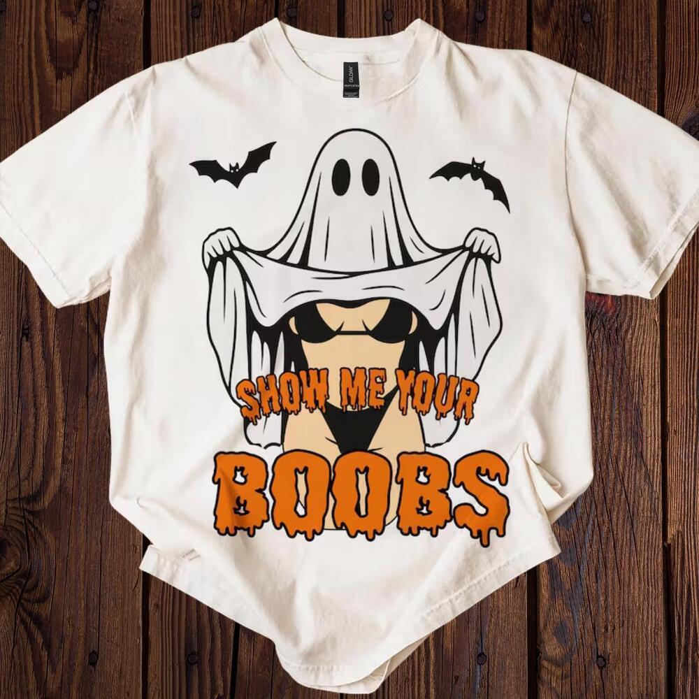 Show Me Your Boobs T-Shirt Halloween